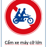 cấm xe máy cỡ lớn