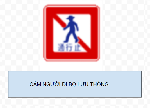 CẤM ĐI BỘ LƯU THÔNG